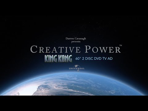 KING KONG - 60" 2 DISC DVD TV AD