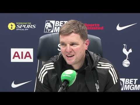 "FRANK IS AN EXCELLENT MANAGER!" PRESS CONFERENCE: Eddie Howe: Tottenham 1-2 Newcastle 