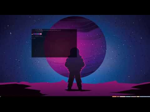 ArchLinux Rice - auto background and terminal theme