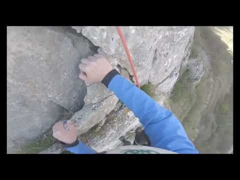Cheile Aiudului. Cățărare, Multipitch. Traseul Prieteniei 3B