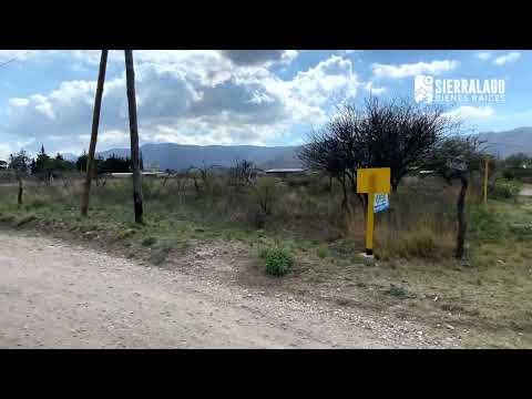 Lote en Los Cocos, Córdoba. Sobre Av. Grierson. Mz 1 Lote 6