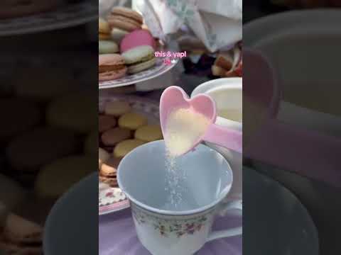 Too niche? Or did I find my people? 🤭🎀🫖 #thisandyap #bridgerton #teaparty #regencycore #princesscore