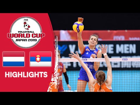 NETHERLANDS vs. SERBIA - Highlights | Women's Volleyball World Cup 2019