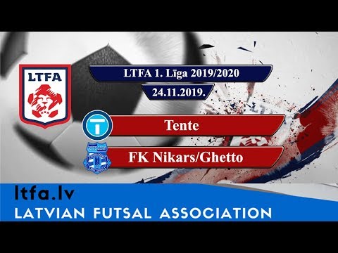 Tente - FK Nikars/Ghetto [LTFA 1. Līga 2019/20 Highlights]