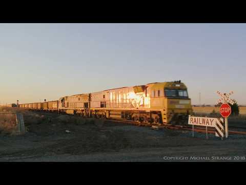 Pacific National PM6 Intermodal Freight Train At Gheringhap - PoathTV