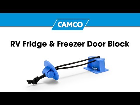 RV Fridge Door Block