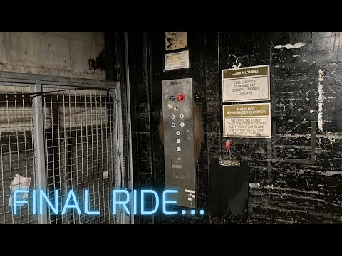 Final Ride | Westinghouse Traction Freight Elevator | Macys | Westfield Southcenter | Tukwila, WA