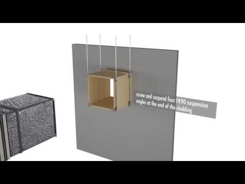 FK90 fire damper remote from walls