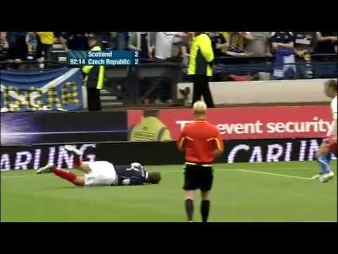 Euro 2012 Qualifier : Scotland vs Czech Republic 2-2 (2011-09-03)