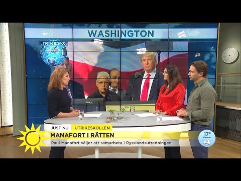 Manafort i rätten – "Snaran dras åt kring Trump" - Nyhetsmorgon (TV4)