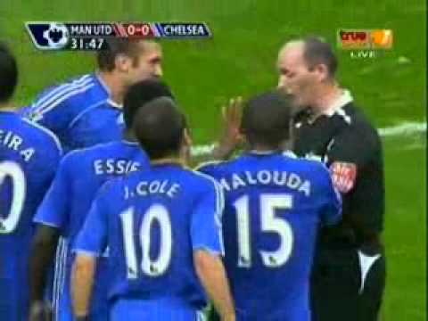 John Obi Mikel  Red Card vs Manchester United.flv