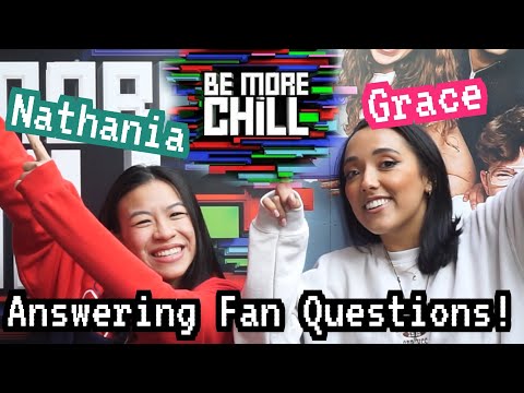 New BE MORE CHILL London Cast | Grace Mouat + Nathania Ong Answer Fan Questions! AD