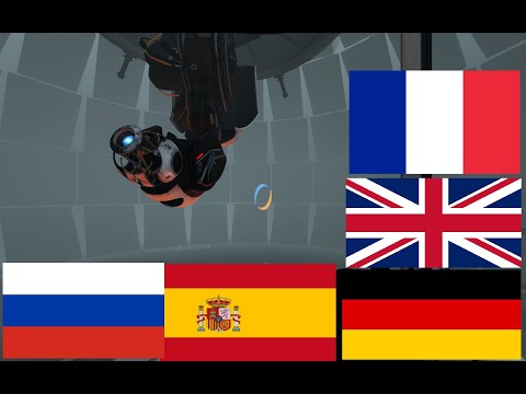 Portal 2 Wheatley takes over language comparison