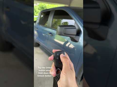 How To Lower Windows from your Key Fob | 2024 GMC Sierra 1500 #truck #gmcsierra #gmc #howto #hack