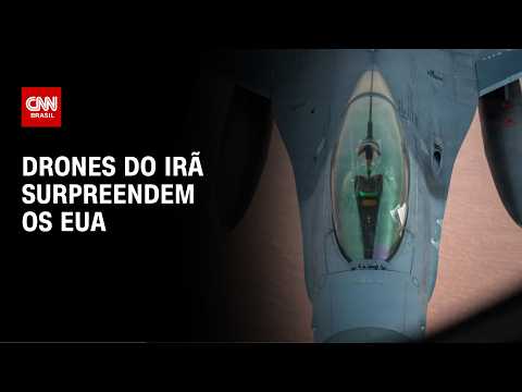 Drones do Irã em formação de “água-viva” surpreendem piloto militar dos EUA