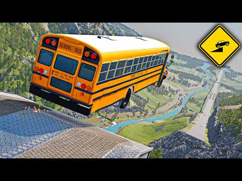 Cars vs EPIC JUMP – Who Survives the Drop?!