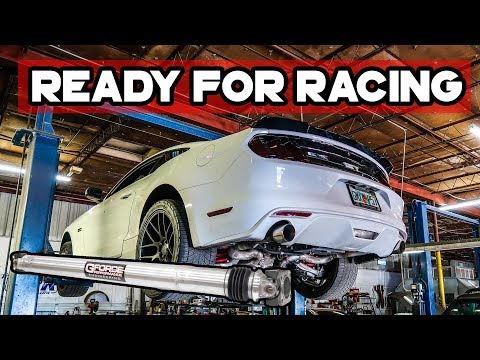 Whipple S550 Ready for Racing! GForce One-Piece Aluminum Driveshaft Install