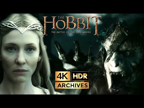 The Battle of the Five Armies |4K-HDR| Gandalf Saved by Galadriel’s Light at Dol Guldur (2014)