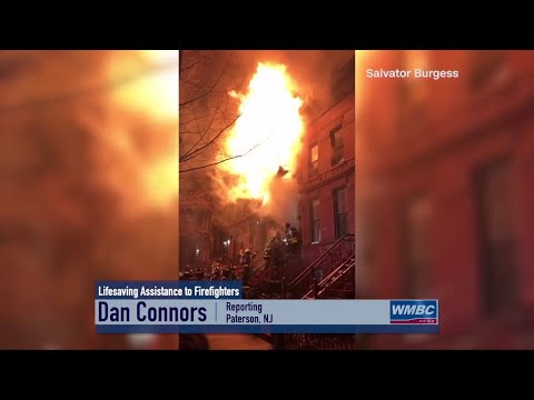 NJ Paterson Lifesaving Assistance To Firefighters