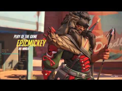 Overwatch preview/ Hanzo highlights  (team/penta kill)