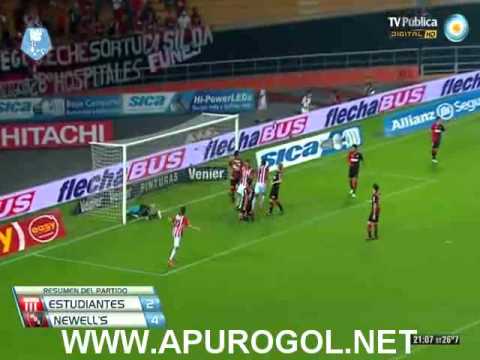 Estudiantes de la Plata vs Newell's (2-4) Torneo Final 2013 Fecha 5