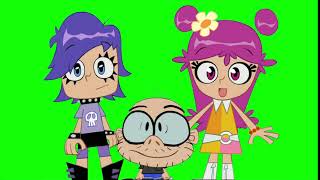 Hi Hi Puffy AmiYumi: Ami, Yumi &amp; Kaz (Green Screen)