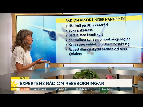 Reseexperten: "Det här ska du tänka på om du bokar en resa nu" - Nyhetsmorgon (TV4)