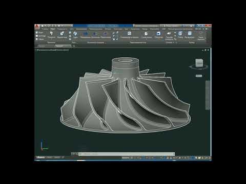 мини трд в AutoCAD часть 2: Компрессор, подшипники, втулки, гайки