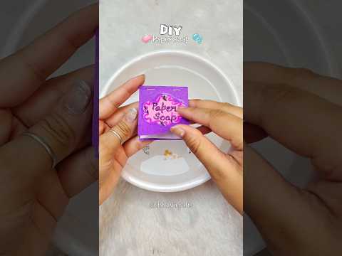DIY PAPER SOAP 🧼 #shorts #craft #chhavicrafts #soap