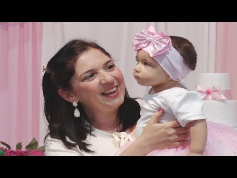 Voluntários se unem e dão festa de aniversário para bebê com 1 ano