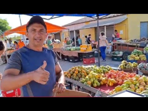 FEIRA LIVRE EM ALGODÃO DE JANDAÍRA PARAÍBA BRASIL 05/2025