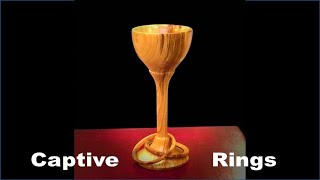 Woodturning: Wedding Goblet with Two Captive Rings