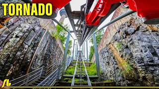 TORNADO POV, Intamin Suspended Looping Coaster, Särkänniemi