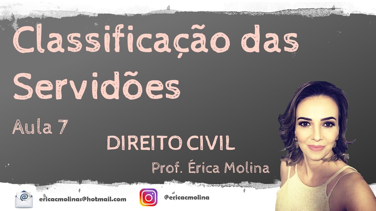 AULA 7 - CLASSIFICAÇÃO DAS SERVIDÕES