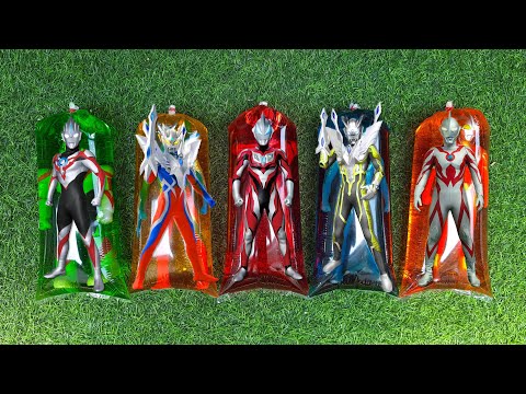 Ultraman Toys in Colored Plastic | Ultraman Orb, Ultraman Zero, Ultraman Geed, Ultraman Belial