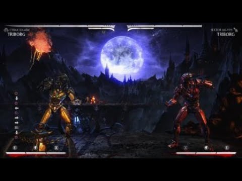 MKX Cyrax triple D2 combo