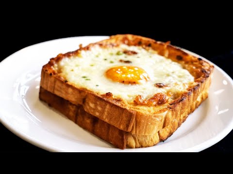 Oh my god, it's just bread and eggs! A quick and delicious breakfast in 5 minutes!