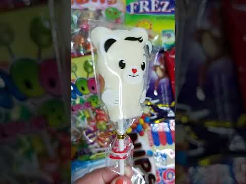 Candy Opening video, Teddy Bear Lollipop Candy, morechocolates, mouthwatering #lollipopcandy #shorts