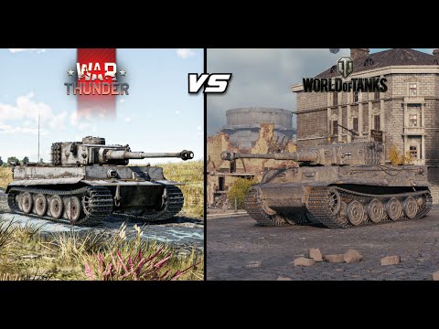 Tiger 1 in War Thunder vs World of Tanks