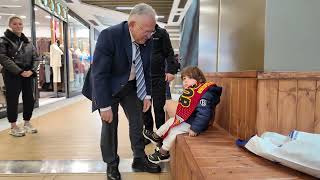 baskan buyukkilic ildemde avm ziyareti yaparak esnaf ve vatandasla bulustu