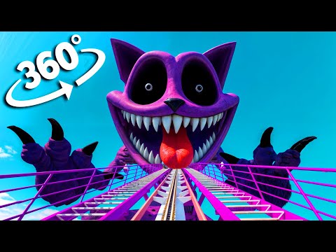 360° CatNap Poppy Playtime 3 - Roller Coaster VR