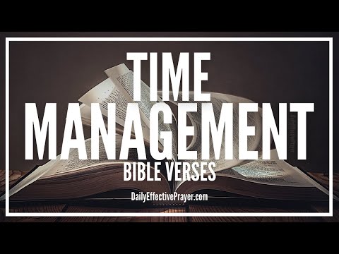 Bible Verses On Time Management | Scriptures About Being On Time (Audio Bible) Video