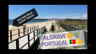 Praia NUDISTA / NUDE Beach, Algarve, amazing Portugal FREE, SAFE &amp; BEAUTIFUL Praia Grande Beach