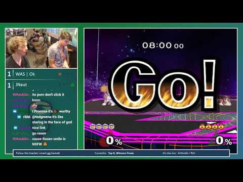 N.E. Melee Arcadian 6 - Ok (Ice Climbers) vs. JNaut (Sheik) - SSBM WF