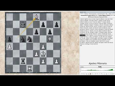 Magnus Carlsen vs Evgeniy Solozhenkin - Año 2002 - Ajedrez Milenario