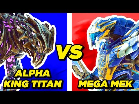 ARK: Extinction - Alpha King Titan vs. Mega Mek 1v1 Solo Battle! (w/ Secret Ending Cutscene)