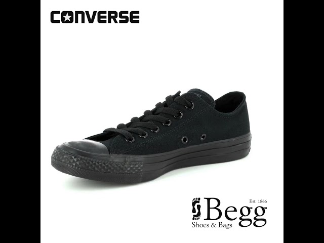 CONVERSE ALL STAR OX BLACK-M9166C | Halin 哈林運動世界