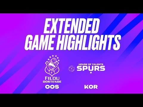 Filou Oostende vs. House of Talents Kortrijk Spurs Extended Game Highlights