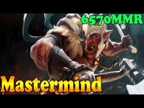 Dota 2 - Mastermind 6570 MMR Plays Troll Warlord  Vol 1# - Ranked Match Gameplay!