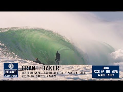 Grant Baker at Western Cape  - 2018 Ride of the Year Award Entry - WSL Big Wave Awards